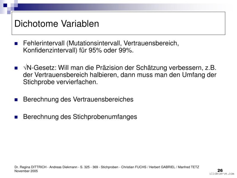 Ist eine dichotome Variable metrisch?