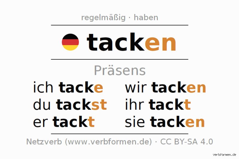 Was heißt Tack?