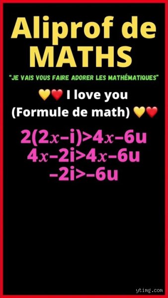 Comment dit-on « Je t'aime » en mathématiques ? Les formules secrètes pour déclarer sa flamme avec des chiffres