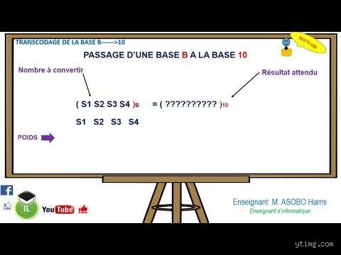 Comment passer de la base 16 à la base 10 ?