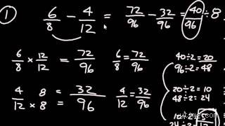 Comment soustraire deux fractions qui n'ont pas le même dénominateur sans perdre la tête lors de vos calculs ?