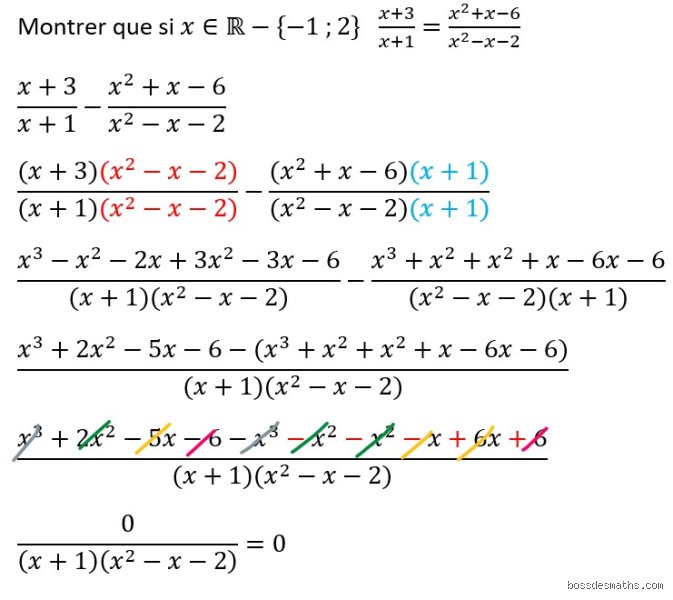 Comment justifier une égalité en maths sans perdre de points ?