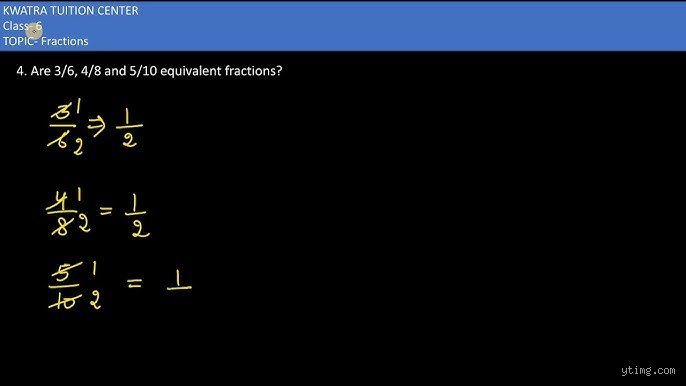 Les fractions 3,6 et 4,8,5,10 sont-elles équivalentes ? Le verdict mathématique tranché pour en finir avec la confusion