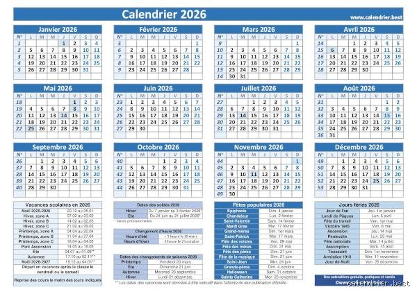 Pourquoi l'année 2026 compte-t-elle 53 semaines ? Comprendre ce bug du calendrier qui bouscule nos agendas