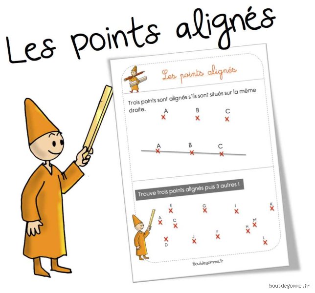 Qu'est-ce que 2 points alignés ?