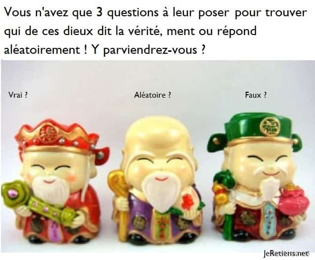 Quel est l'énigme des trois dieux et pourquoi torture-t-elle encore l'esprit des plus grands logiciens du monde ?