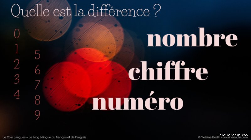 La subtile, mais cruciale, différence entre numéro et chiffre : démêler le vrai du symbole