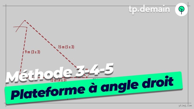 Quelles sont les méthodes 3-4-5 de mise en place ? Le guide pratique d'un traçage géométrique infaillible sur vos chantiers