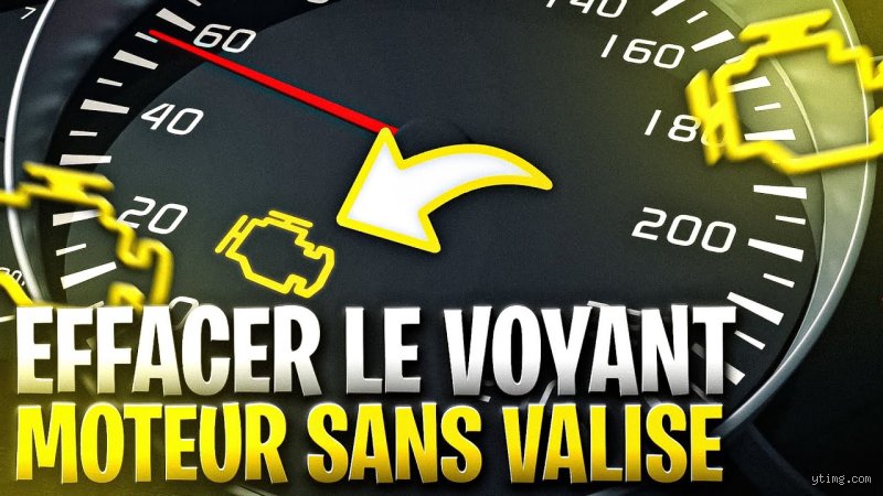 Comment enlever un défaut moteur sans valise de diagnostic