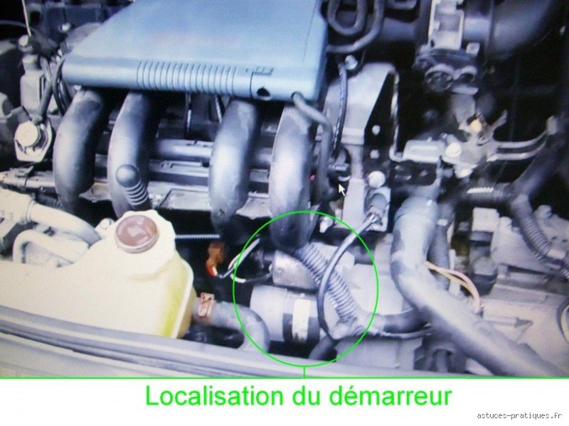 Où se trouve un démarreur ?