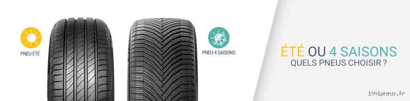 Quelle est la différence entre des pneus 4 saisons et des pneus été ?