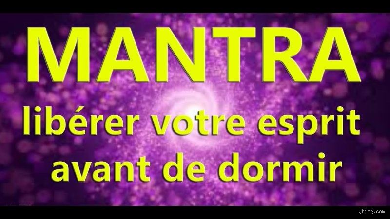 Quel mantra pour s'endormir ?