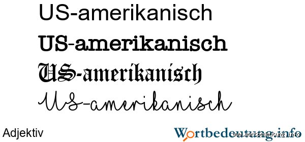 Warum "US-amerikanisch"? Eine linguistische Achterbahnfahrt!