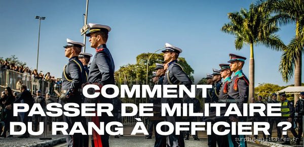 Comment passer de chevalier à officier ?