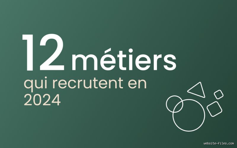 Quel job faire en 2024 ?