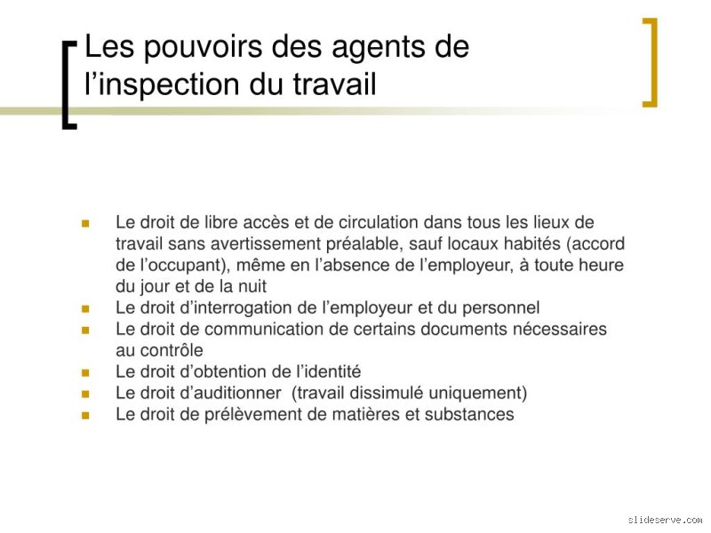 Quels sont les pouvoirs de l'inspecteur de travail ?