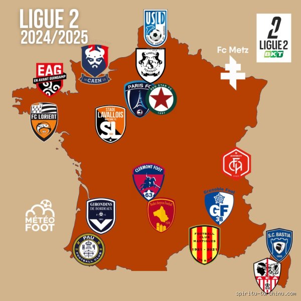 Qui descend en Ligue 2 en 2024 ?