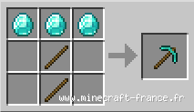 Quelle pioche pour miner le diamant ?