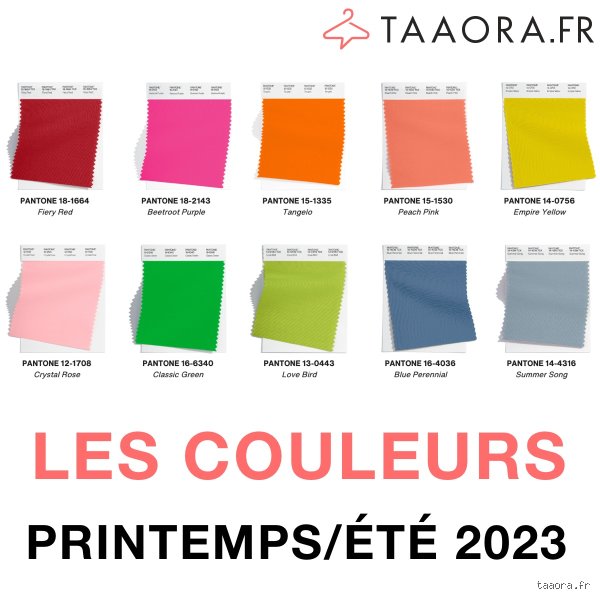 Quelle est la couleur tendance 2023 vêtement femme ?