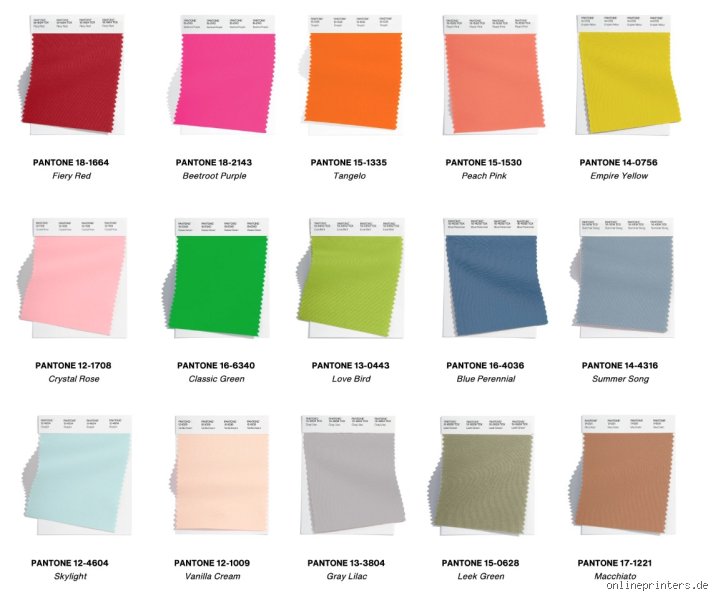 Welche Farbe ist 2023 out?
