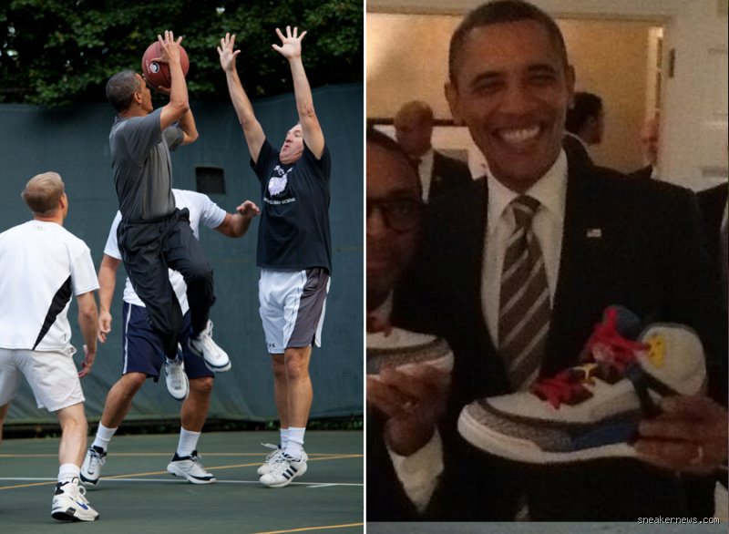 Welche Sneaker trägt Obama?