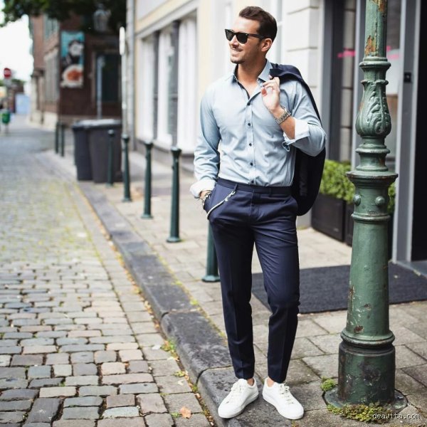 Welches Oberteil zur Chino Hose?