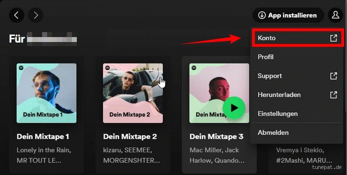 Wer ist nicht auf Spotify?