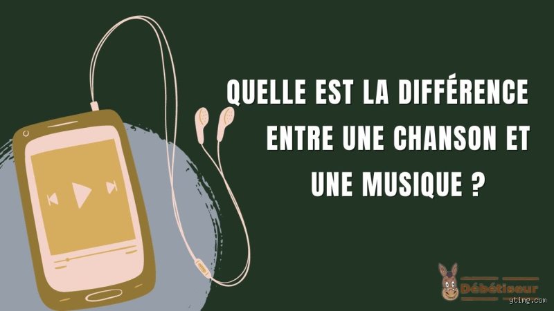 Quelle est la différence entre chant et chanson ?
