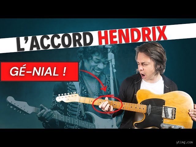 Quel était l'accord préféré de Jimi Hendrix ? Le secret du 7#9 qui a révolutionné le rock et la guitare électrique