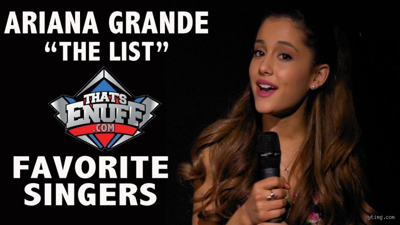 Who is Ariana Grande's favorite singer? Le mystère résolu derrière les idoles de la pop star