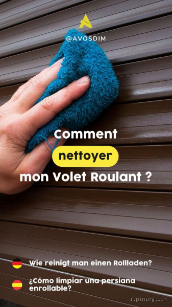 Comment nettoyer un volet solaire ?