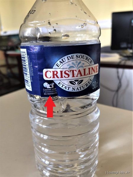 Est-ce que l'eau cristalline est bonne pour les biberons ?