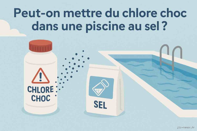 Quand mettre du sel dans une piscine après un chlore choc ? Le timing exact pour ne pas tout gâcher