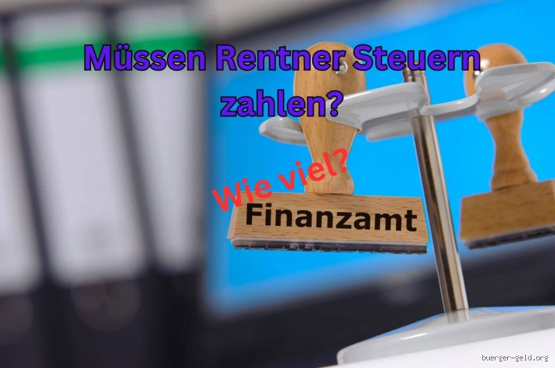 Steuern Zahlen Rentnernull
