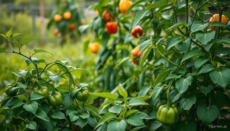 Kann man Gurken und Paprika zusammen pflanzen?