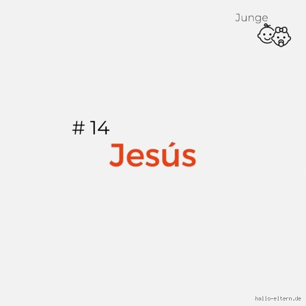 Ist Jesús ein spanischer Name?