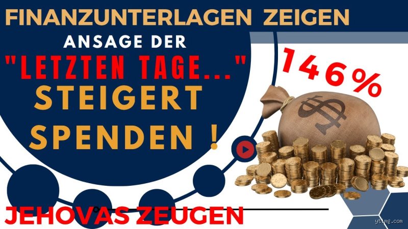 Woher bekommen die Zeugen Jehovas ihr Geld?