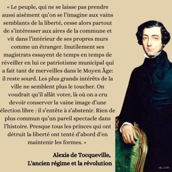 Comment Tocqueville explique-t-il la tension entre liberté et égalité ? Le diagnostic visionnaire d'un aristocrate inquiet