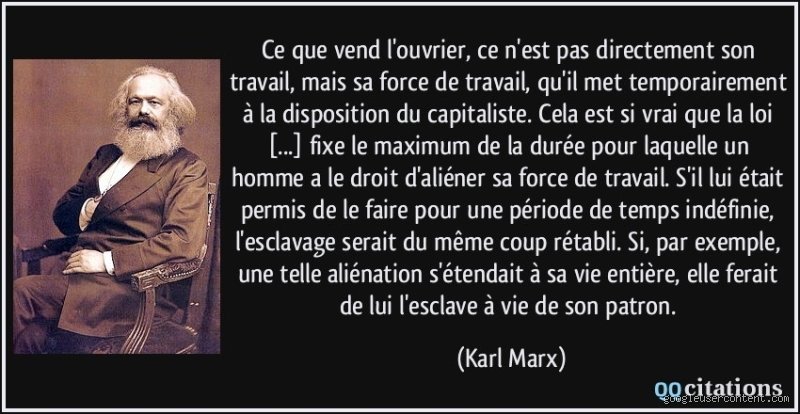 Pourquoi le travail est une aliénation ?