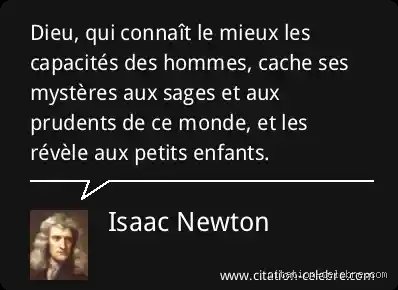 Qu'a dit Newton à propos de Dieu ? Le grand secret théologique du père de la physique moderne