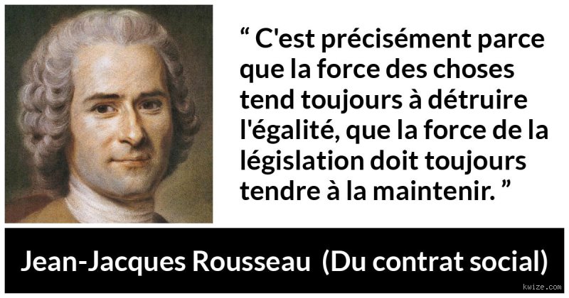 Quelle est la citation de Rousseau sur l'égalité ? Analyse d'un paradoxe qui a bouleversé l'histoire moderne