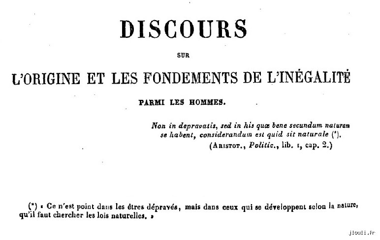 Quels sont les deux types d'inégalité selon Rousseau ? Voyage au cœur du Discours sur l'origine et les fondements de l'inégalité parmi les hommes