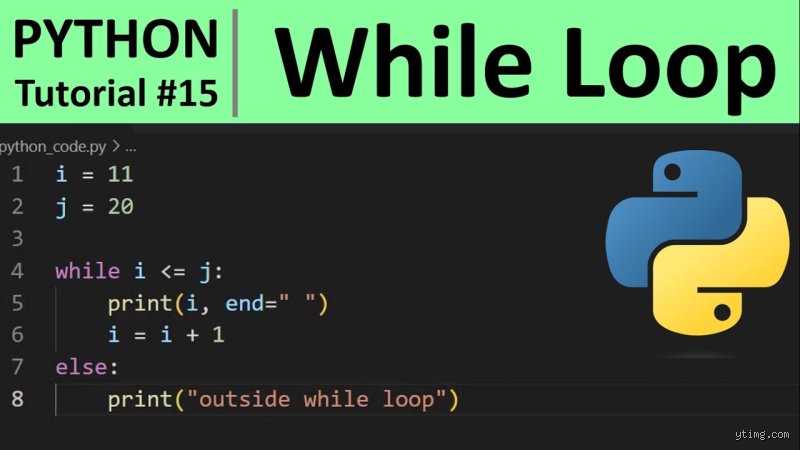Comment faire une boucle while en Python ?