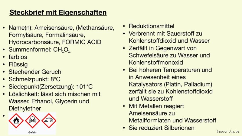 Ist Ameisensäure stark oder schwach?