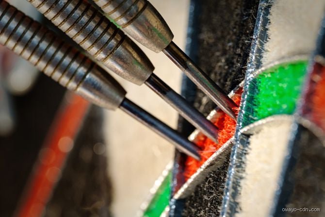 Können Darts rosten?