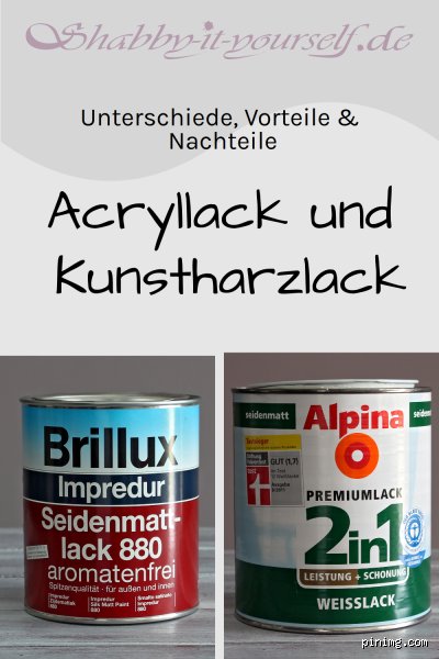 Was ist besser Acryllack oder Kunstharzlack? Die ehrliche Entscheidungshilfe für dein Projekt