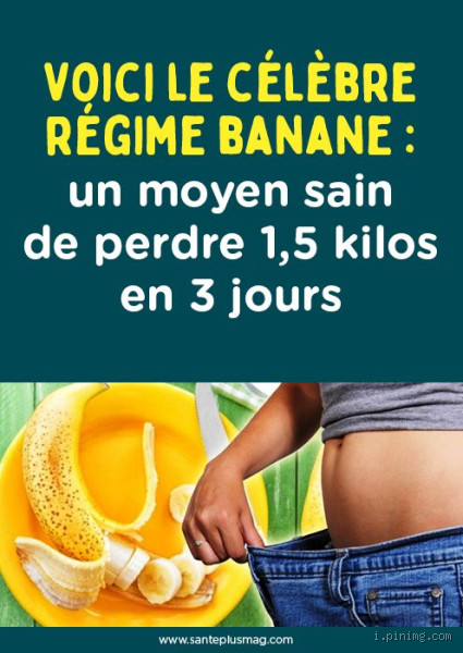 Est-ce que la banane fait vraiment perdre du poids ?