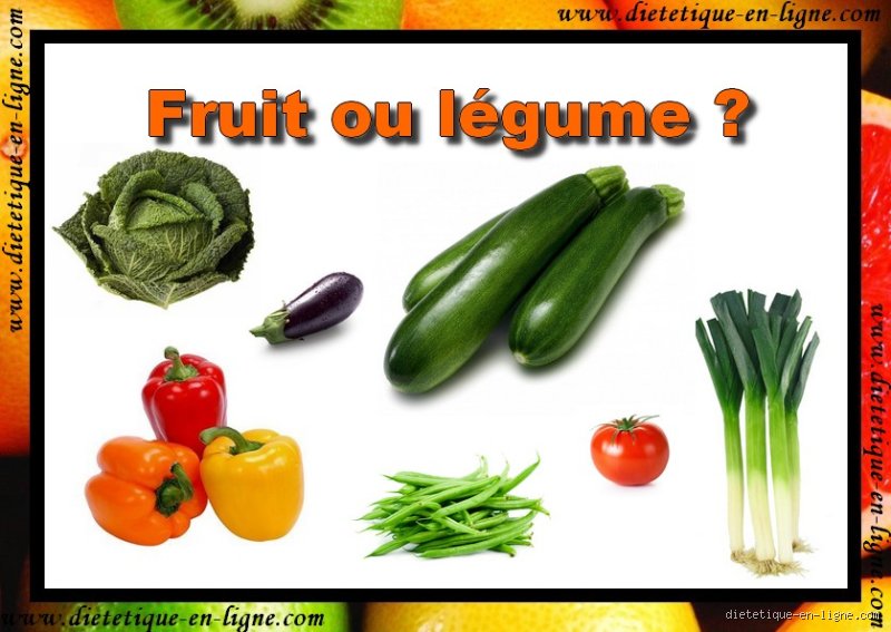 Quel est la différence entre un fruit et un légume ?