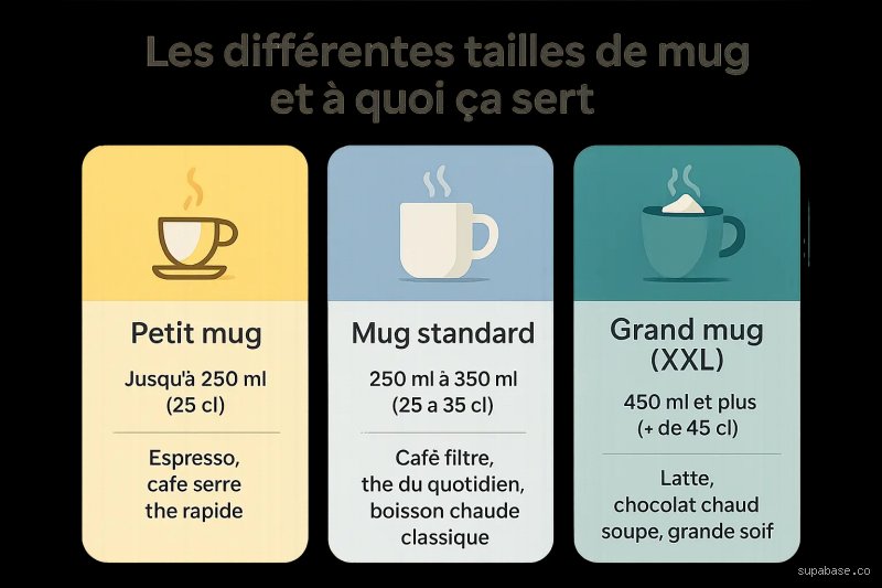 Quelle est la contenance exacte d'un mug en millilitres (ML) ? Le guide sans chichi