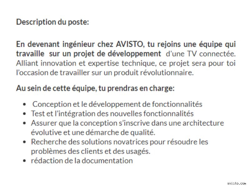 Pourquoi tu as choisi cette entreprise ?